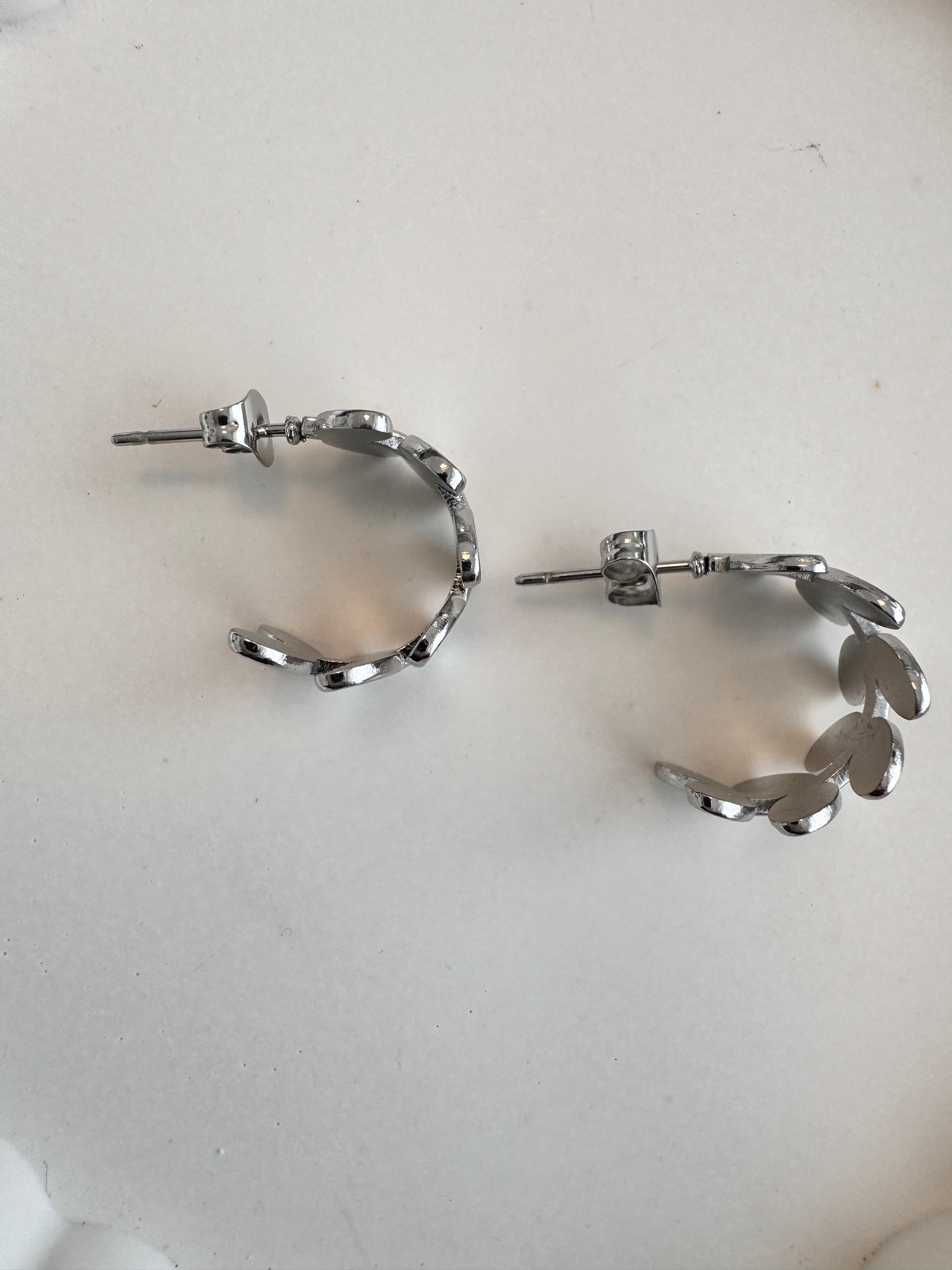 Ohrring Silver Leaf