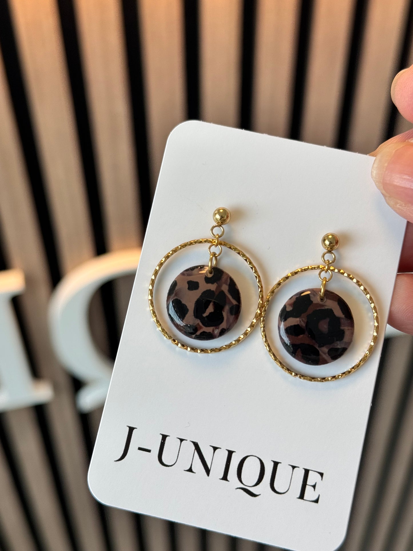 Ohrring Leopard Hoops