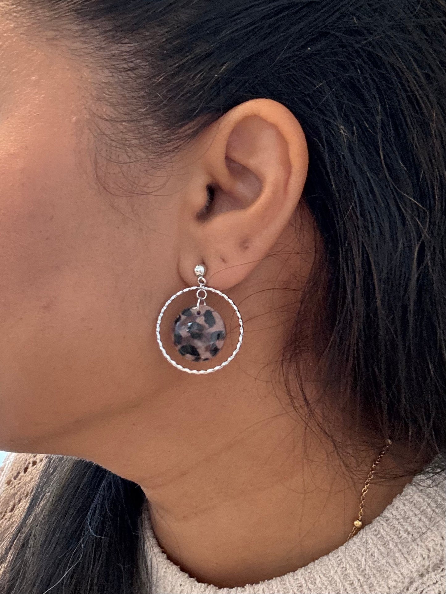 Ohrring Leopard Hoops