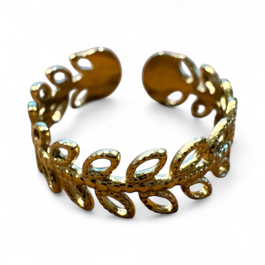 Ring Golden Leaf