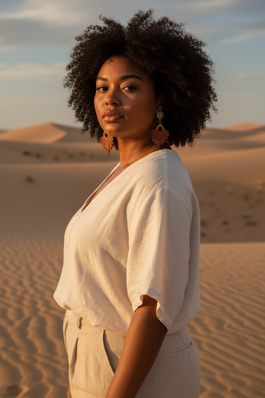 Ohrring Ethno silber