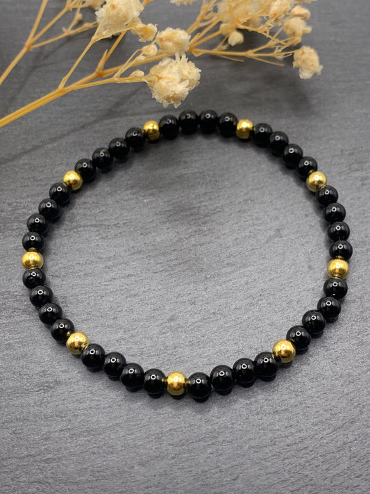 Armband Onyx Gold