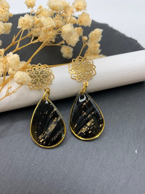 Ohrring Teardrop Gold