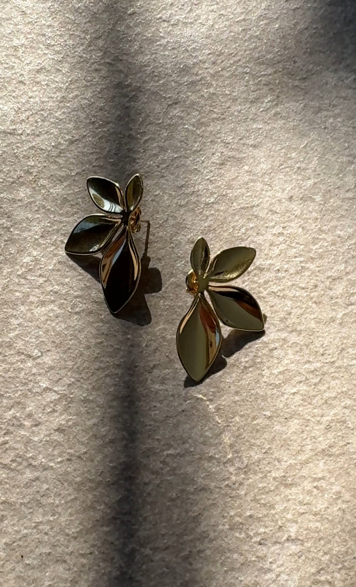 Ohrring Golden Leaf
