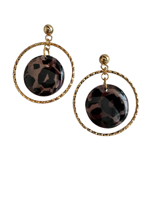 Ohrring Leopard Hoops
