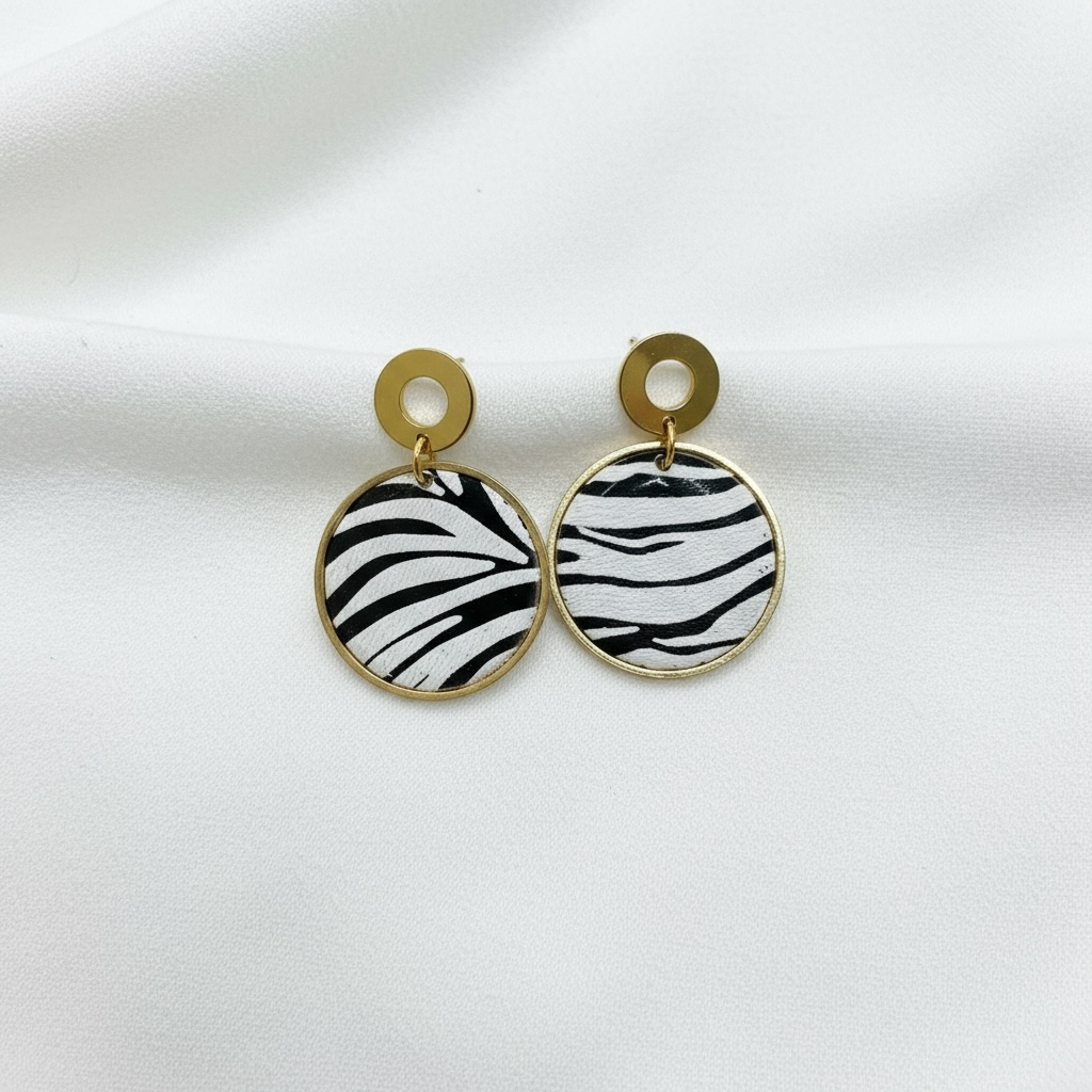 Ohrring Zebra Gold