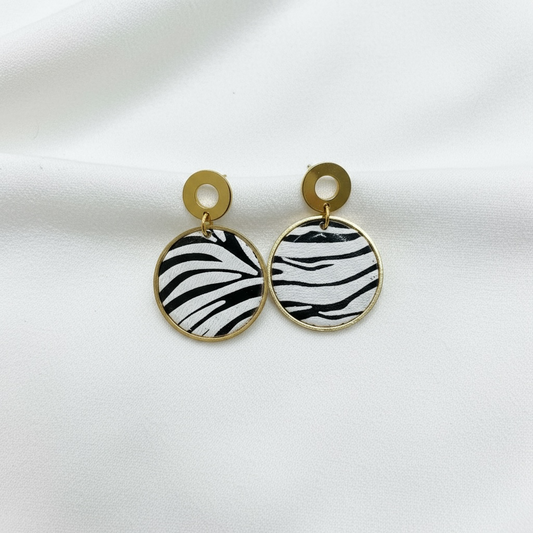 Ohrring Zebra Gold
