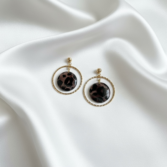 Ohrring Leopard Hoops