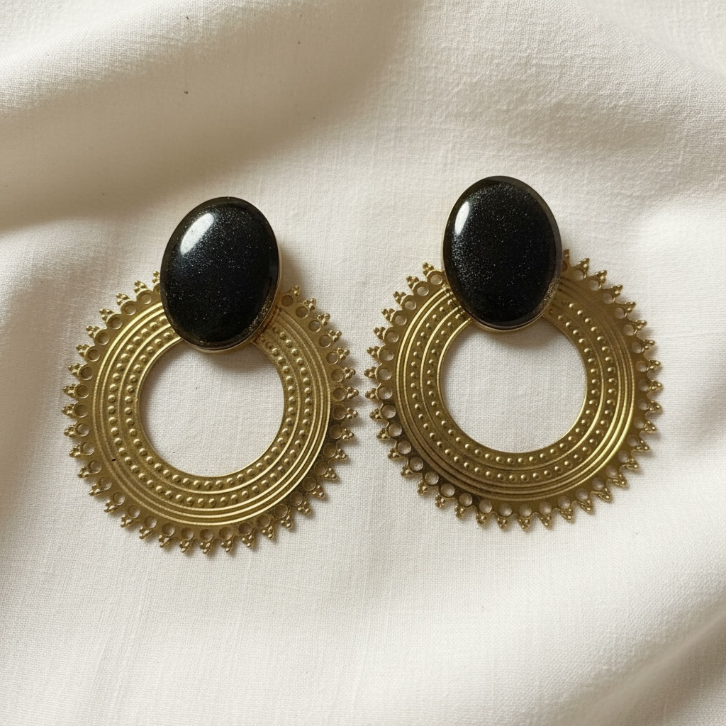 Ohrring Golden Midnight