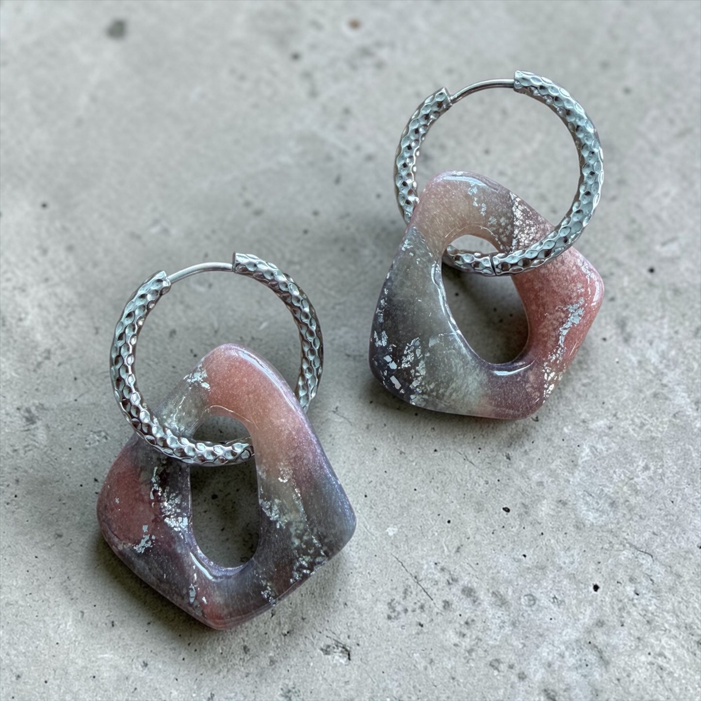 Ohrring Soft Marble