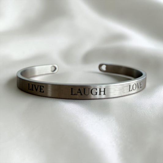 Armreif Live Laugh Love