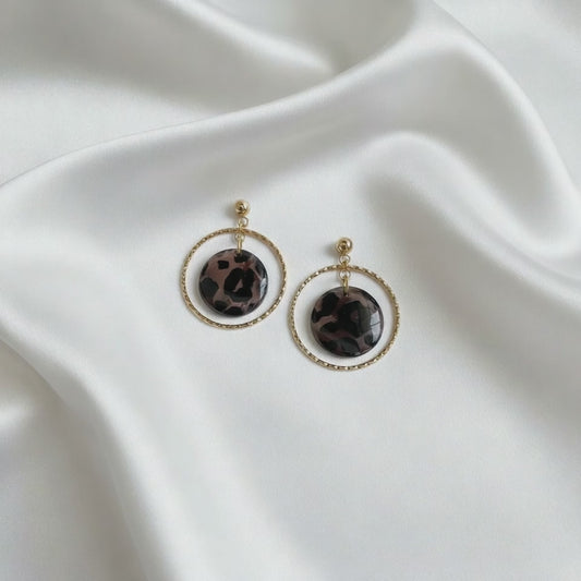Ohrring Leopard Hoops